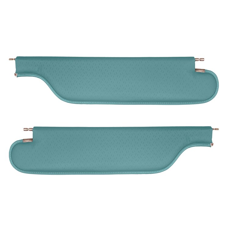 SV68GG150P-PA 68 GTO/LEMANS HTP COUPE SUNVISOR 2-PIN TURQ FINE DIAMO