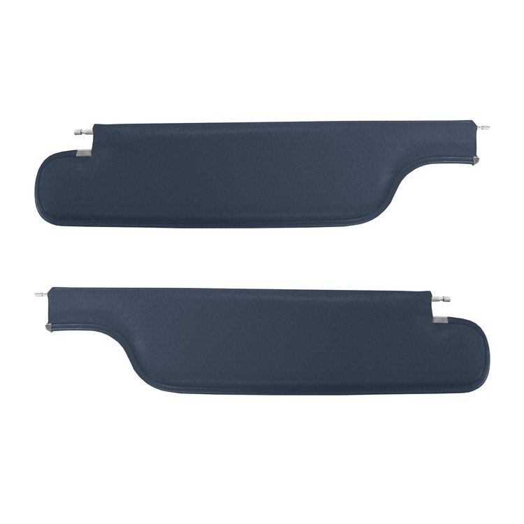 SV69GG07P-PA 69 GTO/LEMANS HTP COUPE SUNVISOR 2-PIN - PERF DK BLUE