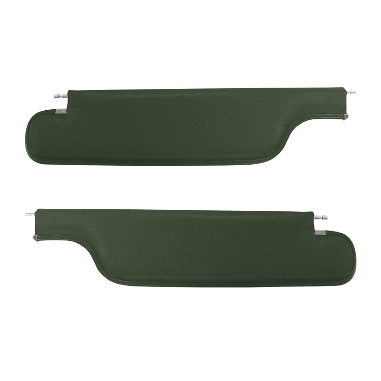 SV69GG13P-PA 69 GTO/LEMANS HTP COUPE SUNVISOR 2-PIN - PERF GREEN