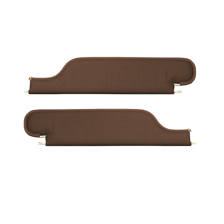SV70GG98P-PA 70 GTO/LEMANS HTP COUPE SUNVISOR 2-PIN - PERF BROWN