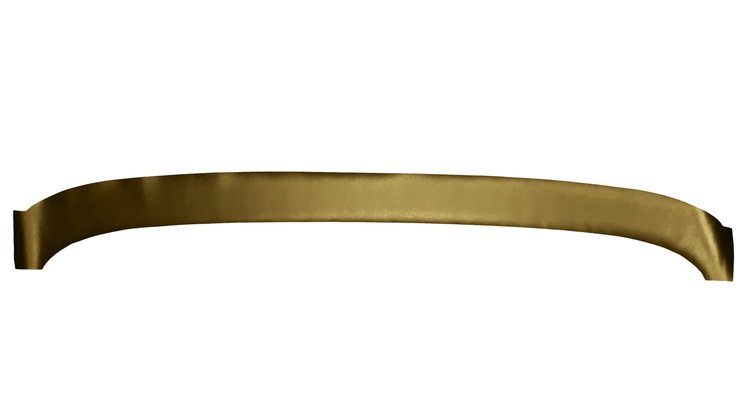 VV68GAHEADER635G 68/72 GM A CONVERTIBLE WIND SHIELD HEADER VINYL GOLD