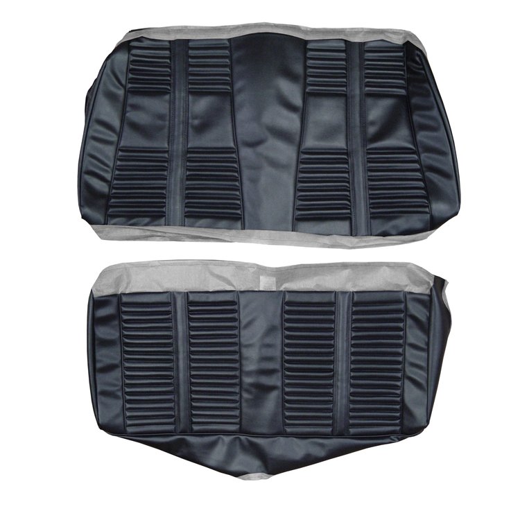 AA66GUD0056100G 66 CUTLASS/442 CONVERTIBLE REAR BENCH - BLACK
