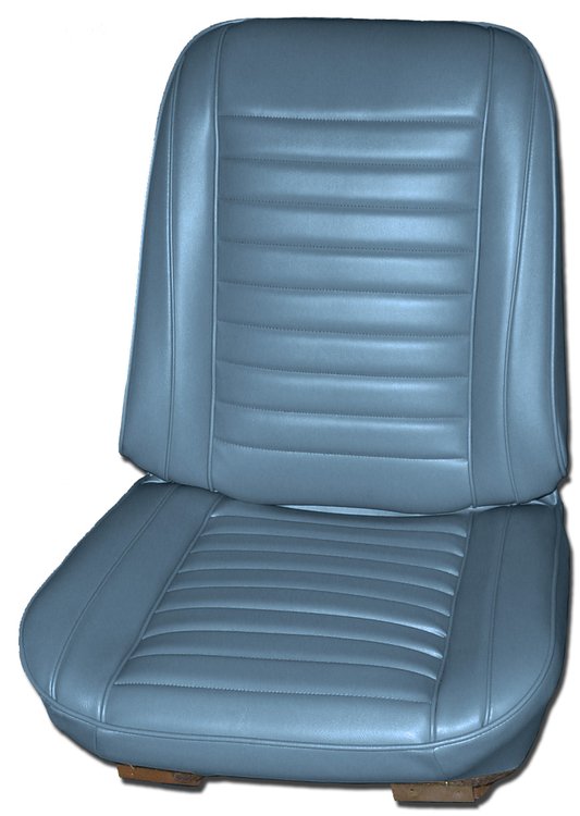AA67GUD0010310G 67 CUTLASS SUPREME/442 BUCKETS LIGHT METALLIC BLUE