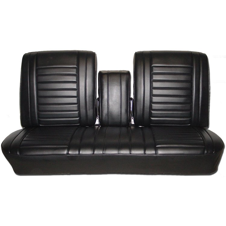 AA67GUD003010001 67 CUTLASS SUPREME/442 SPLIT BENCH W/ C.A.R. - BLACK