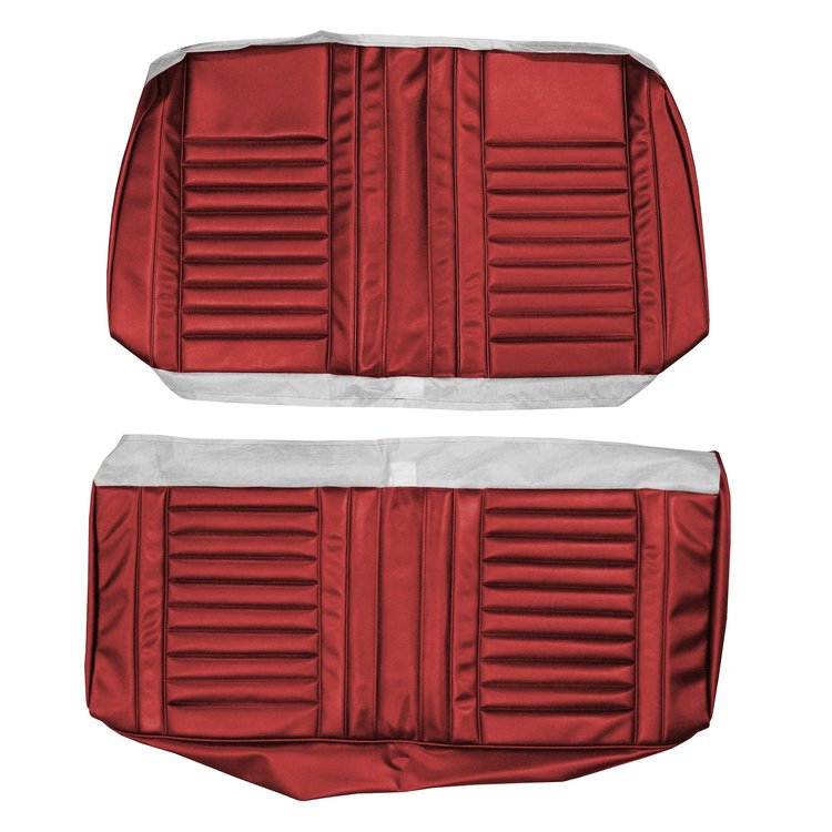 AA67GUD0056501G 67 CUTLASS SUPREME/442 CONV. REAR BENCH - RED