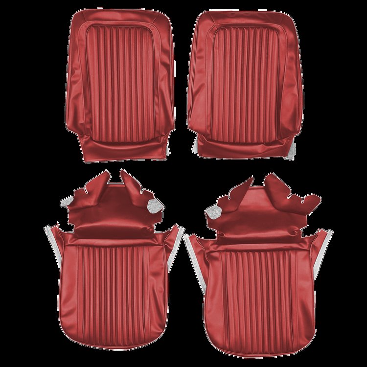 AA68GUD0010502G 68 CUTLASS SUPREME BUCKETS - DARK RED