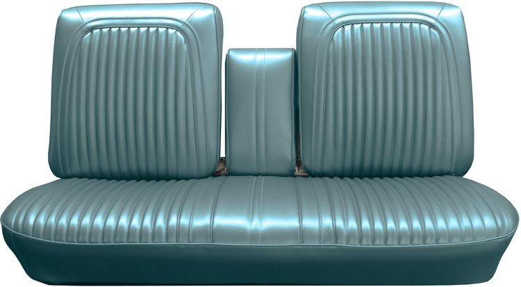 AA68GUD0030333G 68 CUTLASS SUPREME SPLIT BENCH W/ C.A.R. - TEAL
