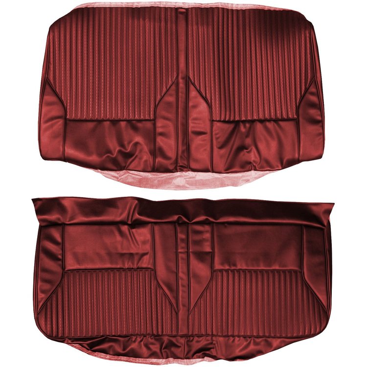 AA68GUS0056502G 68 CUTLASS/442 CONVERTIBLE REAR BENCH - DARK RED