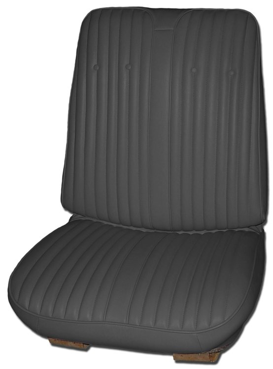 AA69GUD0010100G 69 CUTLASS SUPREME BUCKETS - BLACK