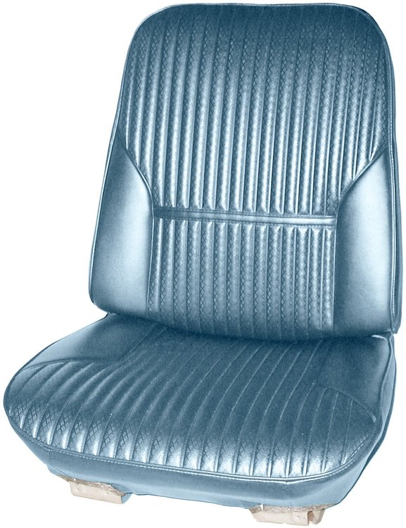 AA69GUS0010325G 69 CUTLASS S/442 BUCKETS - METALLIC BLUE