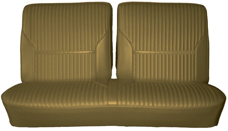 AA69GUS0020635G 69 CUTLASS S/442 SPLIT BENCH GOLD