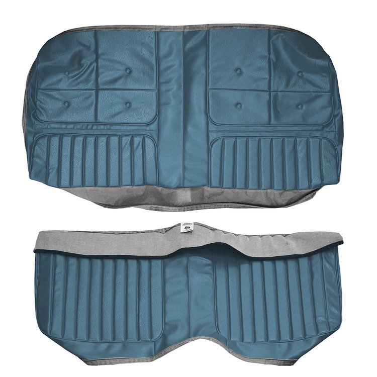 AA70GUD0048310G 70 CUTLASS SUPREME/442 COUPE REAR BENCH - LT. METALLIC BLUE