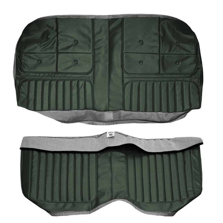 AA70GUD0048460G 70 CUTLASS SUPREME/442 COUPE REAR BENCH - METALLIC GREEN