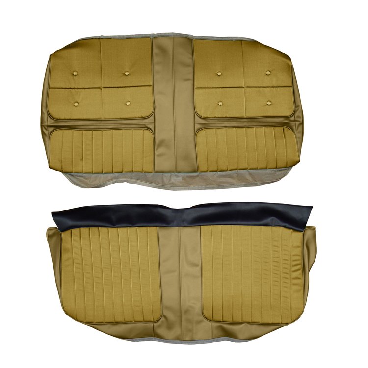 AA70GUDC080653G 70 CUTLASS SUPREME HOLIDAY COUPE REAR - GOLD CLOTH/GOLD
