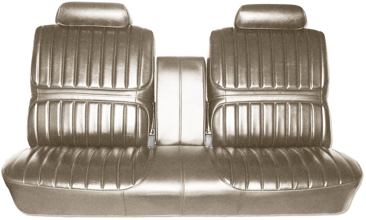 AA71GUD003023001 72 CUTLASS SUPREME/442 SPLIT BENCH W/ C.A.R. - WHITE