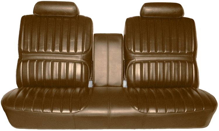 AA71GUD0030690G 72 CUTLASS SUPREME/442 SPLIT BENCH W/ C.A.R. - SADDLE