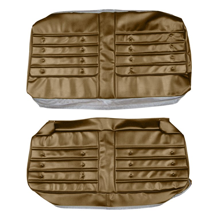 AA72GUS0048690G 72 CUTLASS S/442 HARDTOP COUPE REAR BENCH - SADDLE