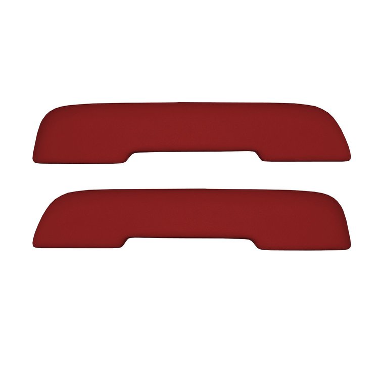 AP68GA-FRT502G 68/72 GM A-BODY FRONT ARMREST PADS - DARK RED MADRID