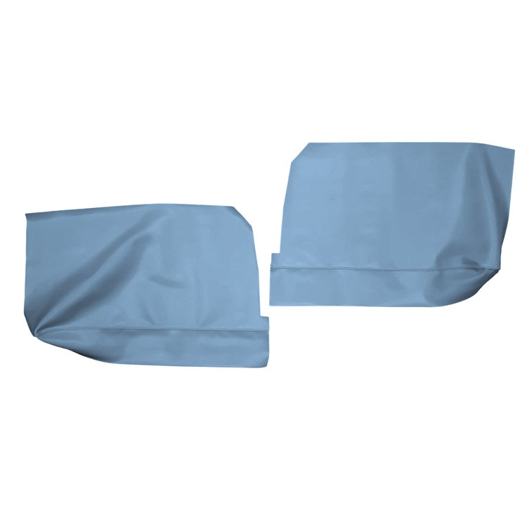 AW64GA00048325G 64 GM A-BODY HARDTOP REAR ARMREST/WELL COVERS - MT BLUE