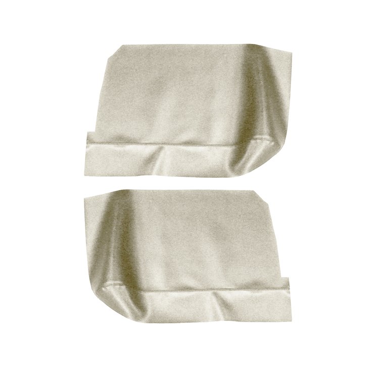 AW65GA00048240G 65/67 GM A-BODY HARDTOP REAR ARMREST COVERS - PARCHMEN