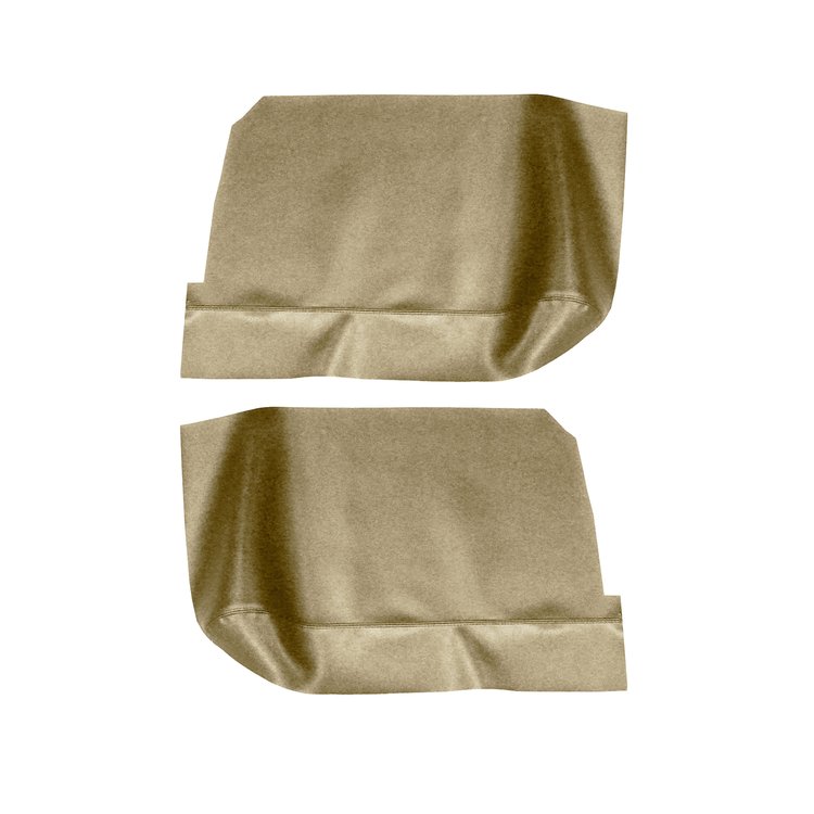 AW65GA00048710G 65/67 GM A-BODY HARDTOP REAR ARMREST COVERS - BUCKSKIN
