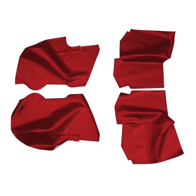 AW65GA00056528G 65 GM A-BODY CONVERTIBLE ARM REST/WELL COVERS - RED