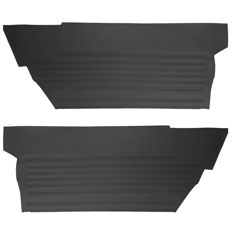 DO65GUD0040100G 65 CUTLASS/442 HOLIDAY COUPE REAR PANELS - BLACK