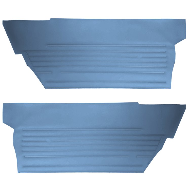 DO65GUD0040325G 65 CUTLASS/442 HOLIDAY COUPE REAR PANELS - METALLIC BLUE
