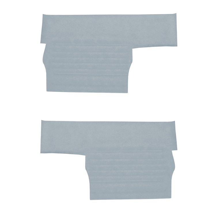 DO65GUD0050314G 65 CUTLASS/442 CONVERTIBLE REAR PANELS- STERLING BLUE