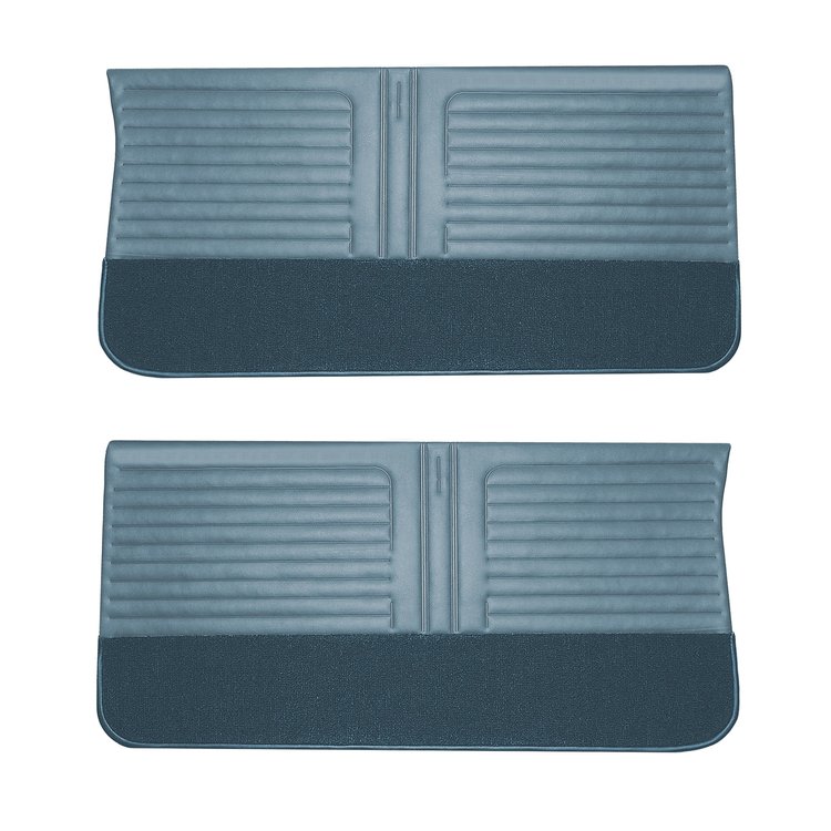 DO66GUD0012325G 66 CUTLASS/442 DOOR PANELS - METALLIC BLUE