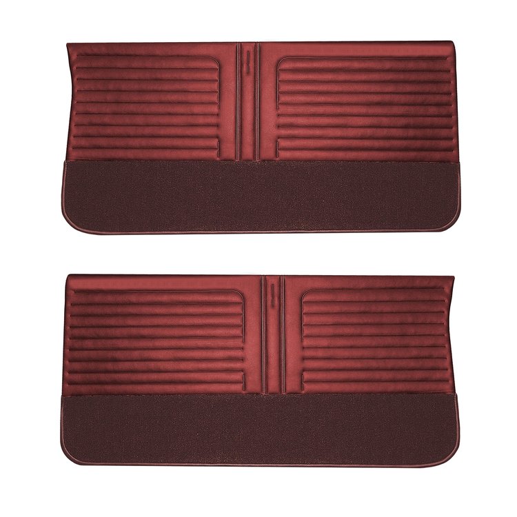 DO66GUD0012521G 66 CUTLASS/442 DOOR PANELS - METALLIC RED