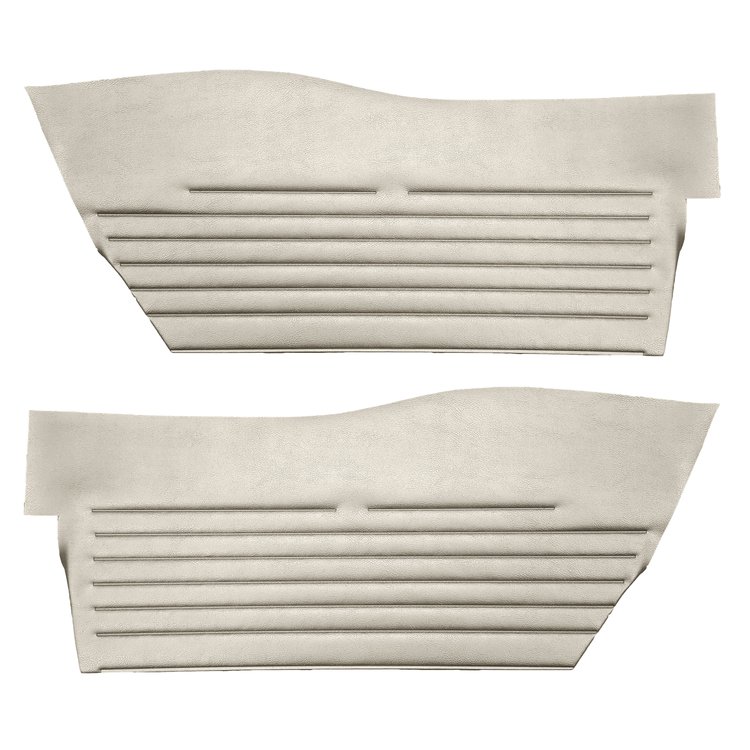 DO66GUD0048239G 66 CUTLASS/442 COUPE REAR PANELS - METALLIC PARCHMENT