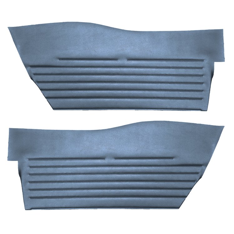 DO66GUD0048325G 66 CUTLASS/442 COUPE REAR PANELS - METALLIC BLUE