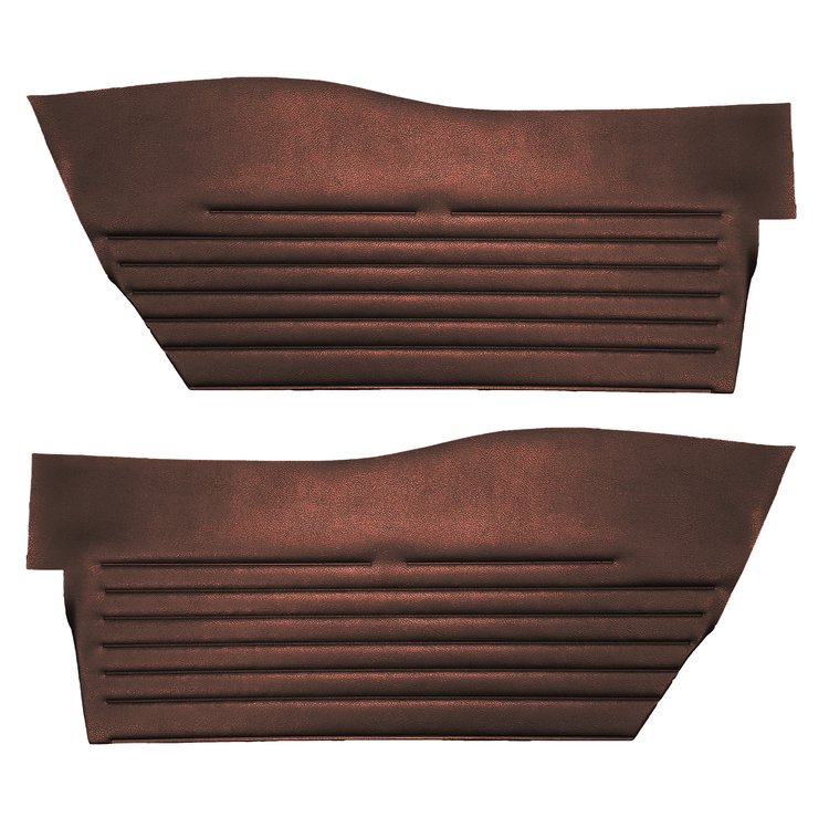DO66GUD0048521G 66 CUTLASS/442 COUPE REAR PANELS - METALLIC RED