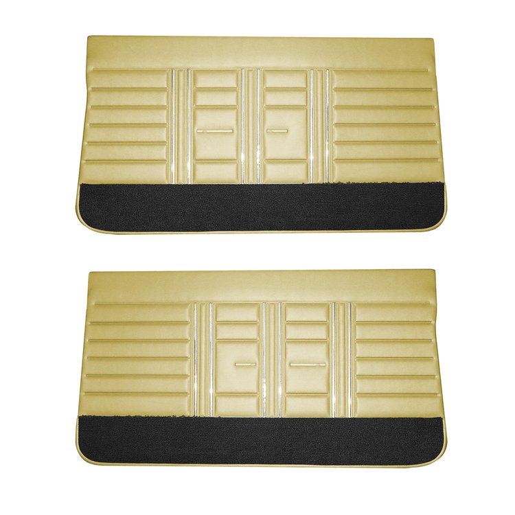 DO67GUD0012640G 67 CUTLASS SUPREME/442 DOOR PANELS - PEARL YELLOW