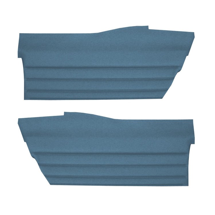 DO67GUD0048310G 67 CUTLASS SUPREME/442 HOLIDAY CPE REAR PANELS - LT MET. BLUE