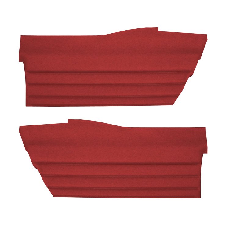 DO67GUD0048501G 67 CUTLASS SUPREME/442 HOLIDAY COUPE REAR PANELS - RED