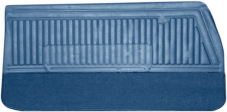 DO68GUD0012332G 68 CUTLASS SUPREME DOOR PANELS LIGHT METALLIC BLUE