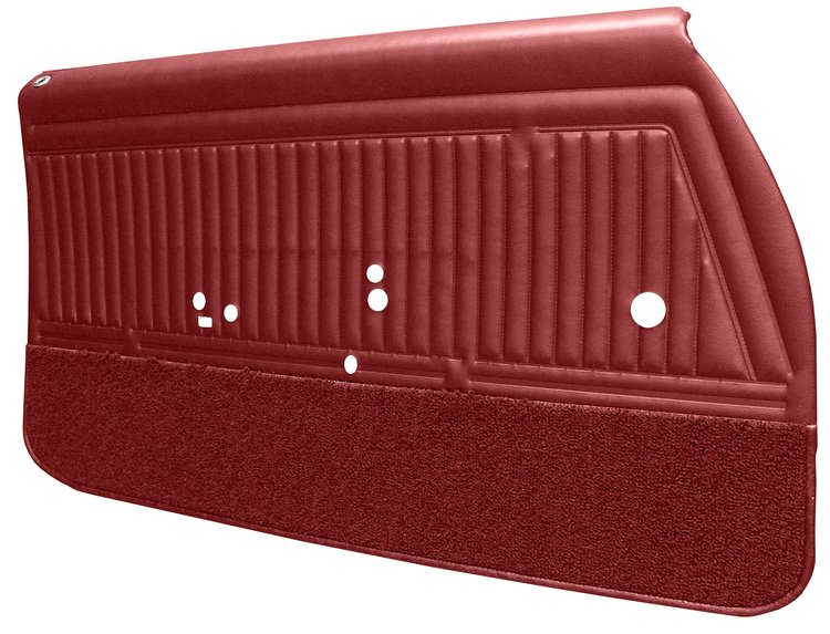DO68GUD0012502G-PA 68 CUTLASS SUPREME ASSEMBLED DOOR PANELS - RED