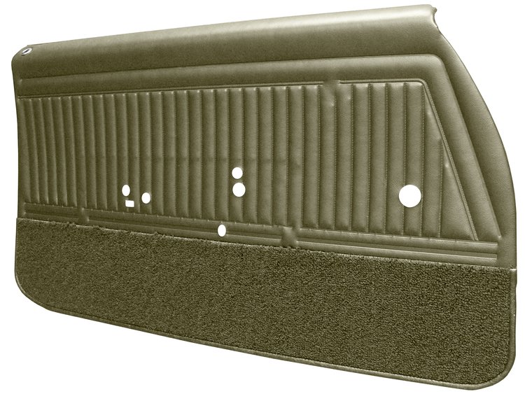 DO68GUD0012645G-PA 68 CUTLASS SUPREME ASSEMBLED DOOR PANELS - WILLOW GOLD