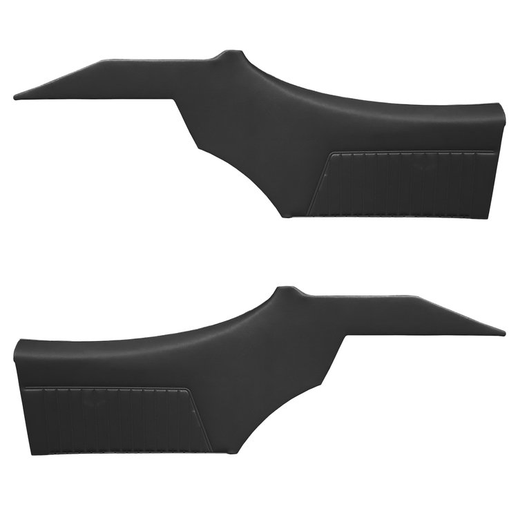DO68GUD0048100G-PA 68 CUTLASS SUPREME HOLIDAY CPE REAR PANEL ASMBLY - BLACK