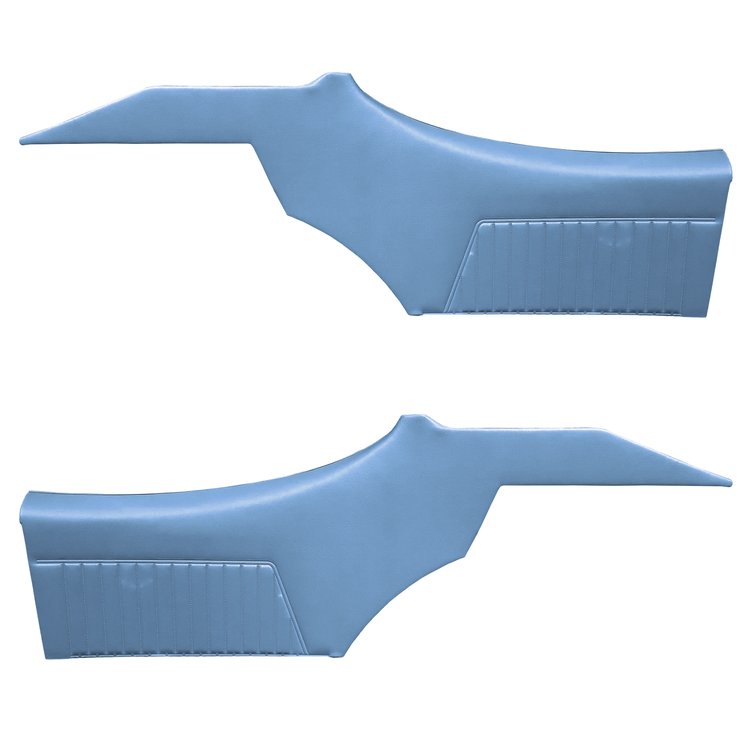 DO68GUD0048332G-PA 68 CUTLASS SUPREME HOLIDAY CPE REAR PANEL ASMBLY - LT MT BLUE