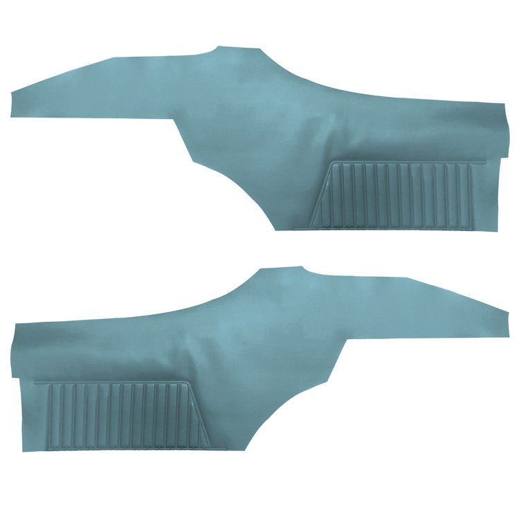 DO68GUD0048333G 68 CUTLASS SUPREME HOLIDAY CPE REAR PANELS - TEAL BLUE