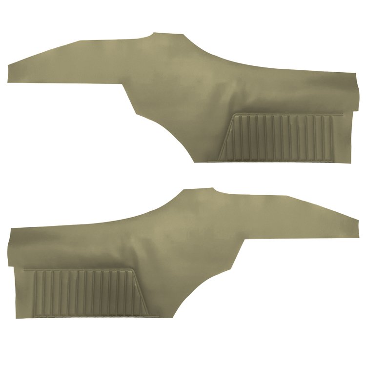 DO68GUD0048645G 68 CUTLASS SUPREME HOLIDAY CPE REAR PANELS - WILLOW GOLD