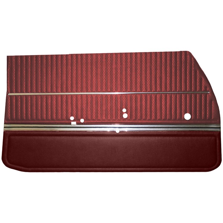 DO68GUS0012502G 68 CUTLASS S/442 HOLIDAY COUPE DOOR PANELS - RED