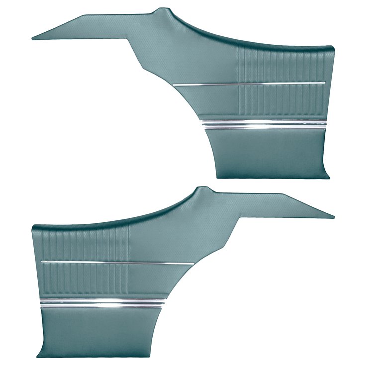 DO68GUS0046333G-PA 68 CUTLASS S/442 HOLIDAY COUPE REAR PNL ASMBLY-TEAL BLUE