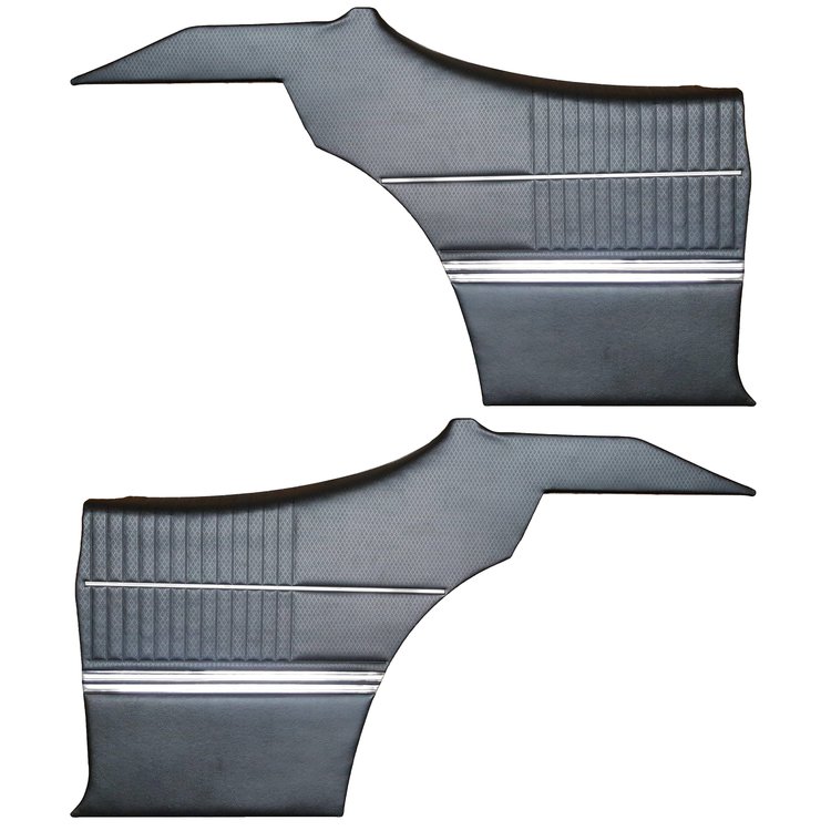 DO68GUS0047100G-PA 68/69 CUTLASS S/442 SPORTS CPE REAR PNL ASMBLY-BLACK