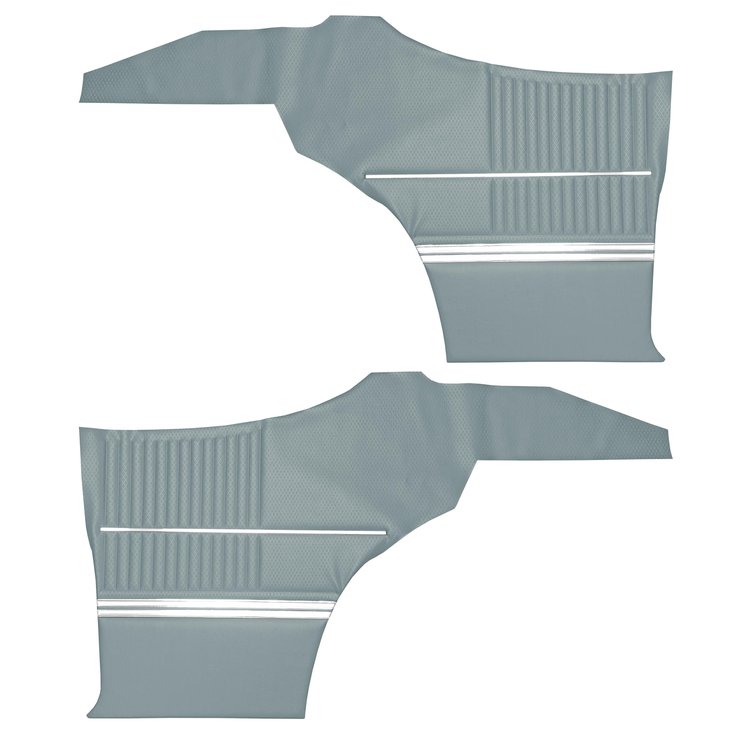 DO68GUS0047333G-PA 68 CUTLASS S/442 SPORTS CPE REAR PNL ASMBLY-TEAL BLUE