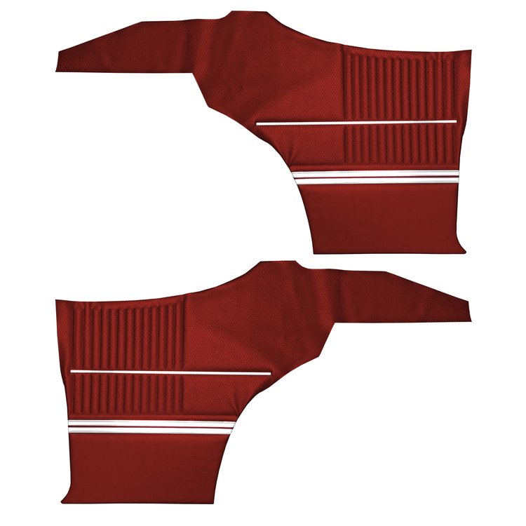 DO68GUS0047502G-PA 68 CUTLASS S/442 SPORTS CPE REAR PNL ASMBLY-DARK RED