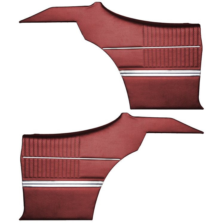 DO68GUS0047511G-PA 69 CUTLASS S/442 SPORTS CPE REAR PNL ASMBLY-RED